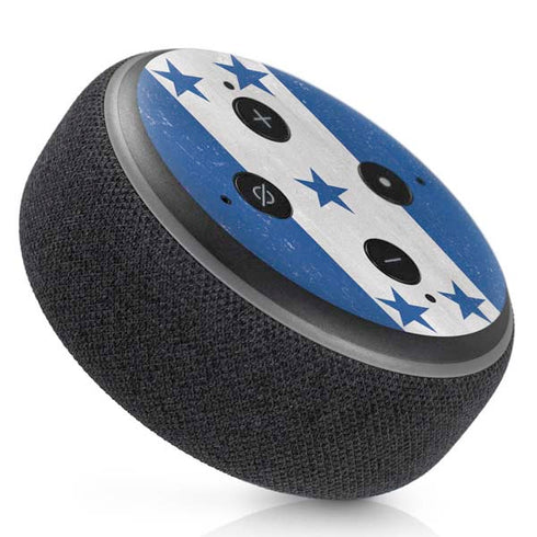 Honduras Flag Distressed Amazon Echo Dot Skin