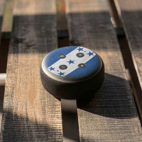 Honduras Flag Distressed Amazon Echo Dot Skin