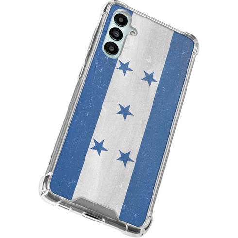 Honduras Flag Distressed Gabb Phone 4 Clear Case