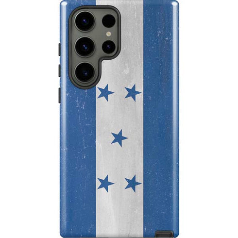 Honduras Flag Distressed Galaxy S23 Ultra Pro Case