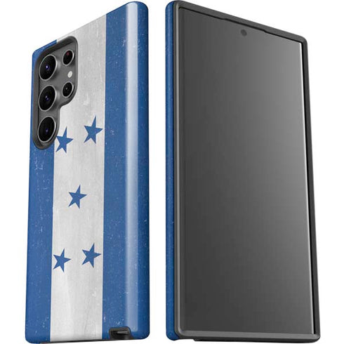 Honduras Flag Distressed Galaxy S23 Ultra Pro Case