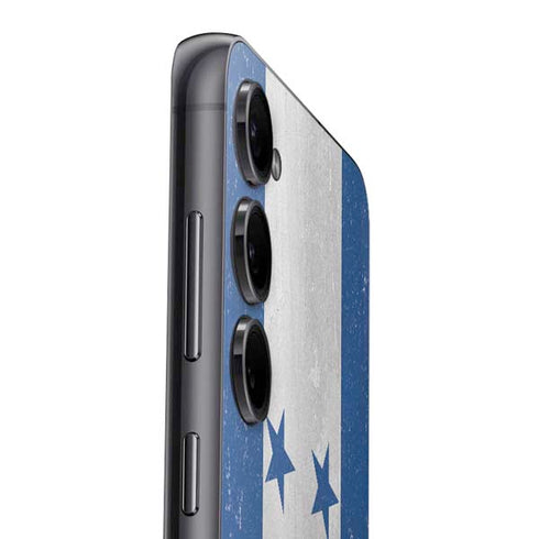 Honduras Flag Distressed Galaxy S24 Skin