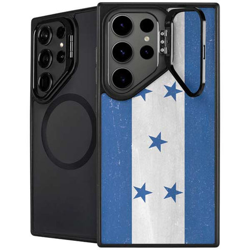 Honduras Flag Distressed Galaxy S24 Ultra Kickstand Case