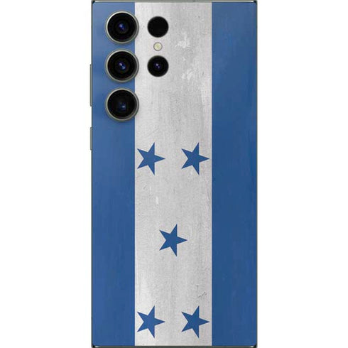 Honduras Flag Distressed Galaxy S25 Ultra Skin