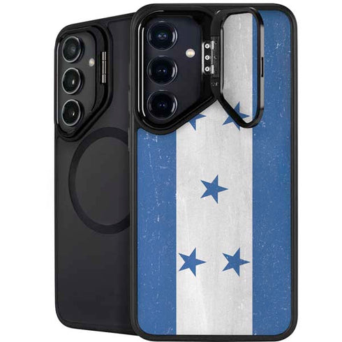 Honduras Flag Distressed Galaxy S25 FE Kickstand Case
