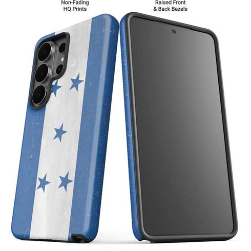 Honduras Flag Distressed Galaxy S26 Ultra Impact Case