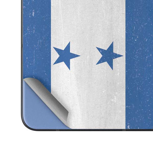 Honduras Flag Distressed Galaxy Z Fold5 5G Skin