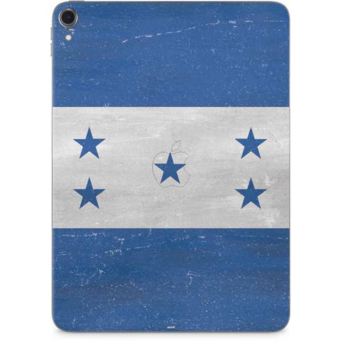 Honduras Flag Distressed Apple iPad Pro Skin