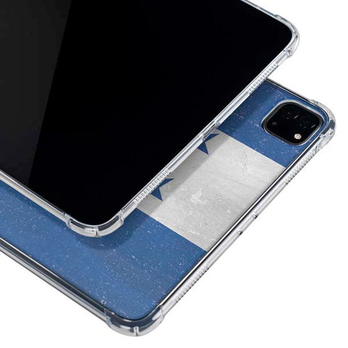 Honduras Flag Distressed iPad Pro 11in (2024) Clear Case
