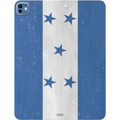 Honduras Flag Distressed iPad Pro 13in M4 (2024) Skin