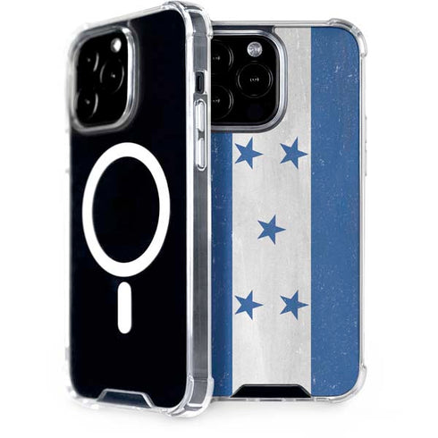 Honduras Flag Distressed iPhone Cases