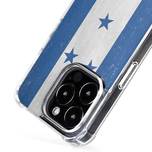 Honduras Flag Distressed iPhone 16 Pro Max MagSafe Case