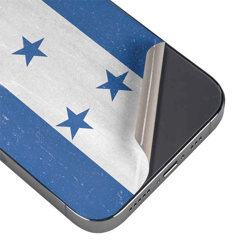Honduras Flag Distressed iPhone 16 Pro Max Skin