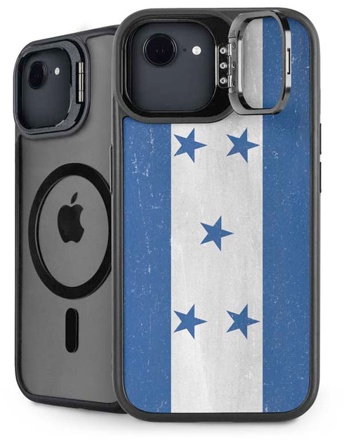 Honduras Flag Distressed iPhone 16e Kickstand Case