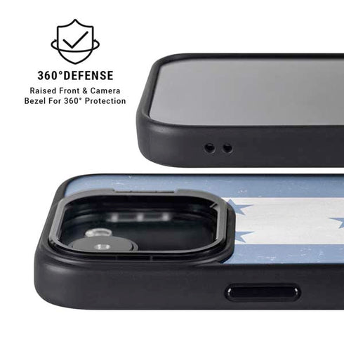 Honduras Flag Distressed iPhone 16e Kickstand Case