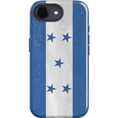 Honduras Flag Distressed iPhone 16e Impact Case