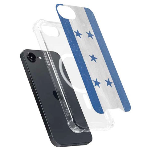 Honduras Flag Distressed iPhone 16e MagSafe Case