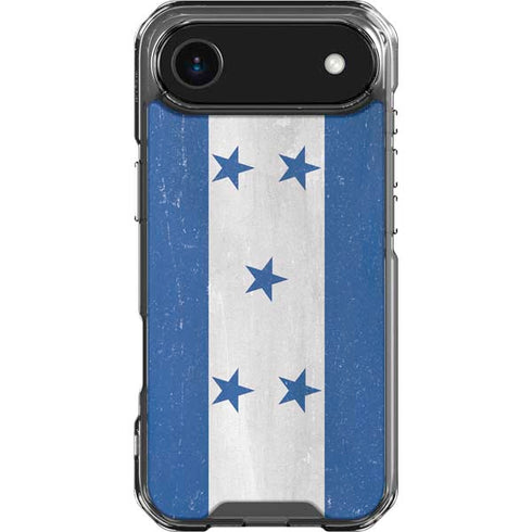 Honduras Flag Distressed iPhone 17 Air Clear Case