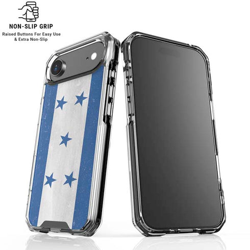 Honduras Flag Distressed iPhone 17 Air Clear Case