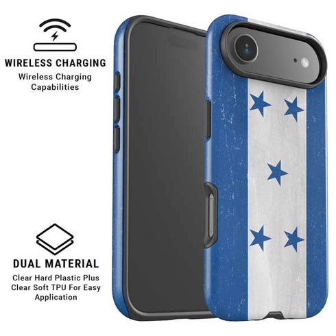 Honduras Flag Distressed iPhone 17 Air Magsafe Impact Case