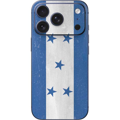 Honduras Flag Distressed iPhone 17 Pro Skin