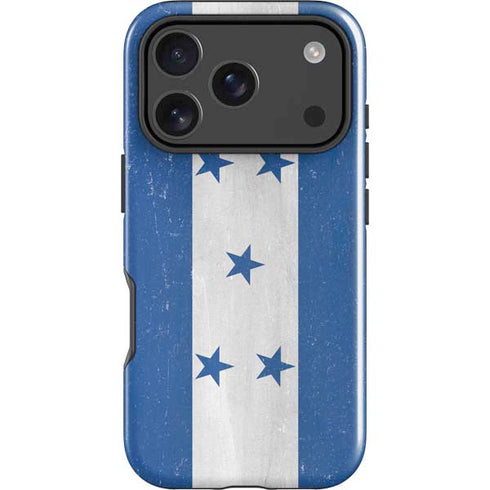 Honduras Flag Distressed iPhone 18 Pro Max Impact Case
