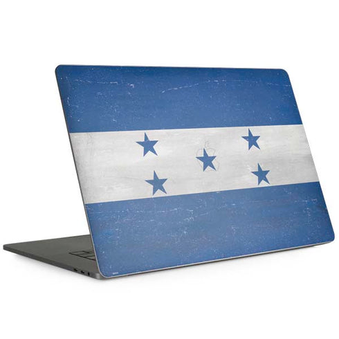 Honduras Flag Distressed MacBook Skins