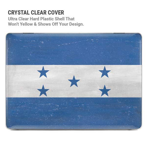 Honduras Flag Distressed MacBook Cases