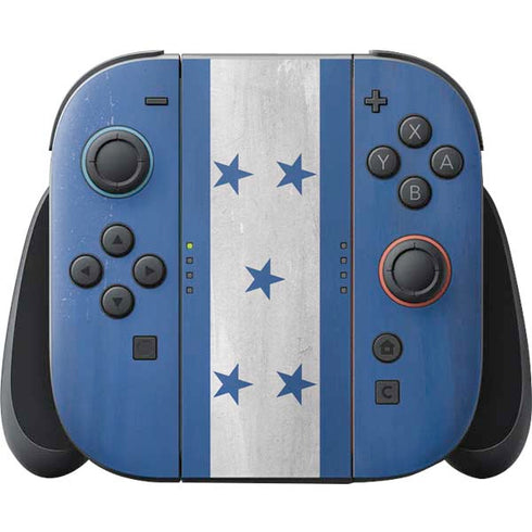 Honduras Flag Distressed Nintendo Switch 2 (2025) Joy-Con Controller Skin