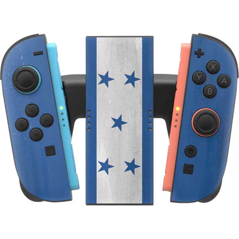 Honduras Flag Distressed Nintendo Switch 2 (2025) Joy-Con Controller Skin