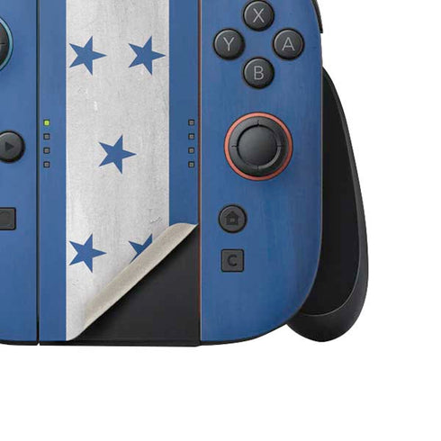 Honduras Flag Distressed Nintendo Switch 2 (2025) Joy-Con Controller Skin