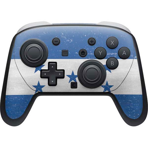 Honduras Flag Distressed Nintendo Switch 2 (2025) Pro Controller Skin