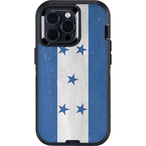 Honduras Flag Distressed Otterbox Defender iPhone Skin