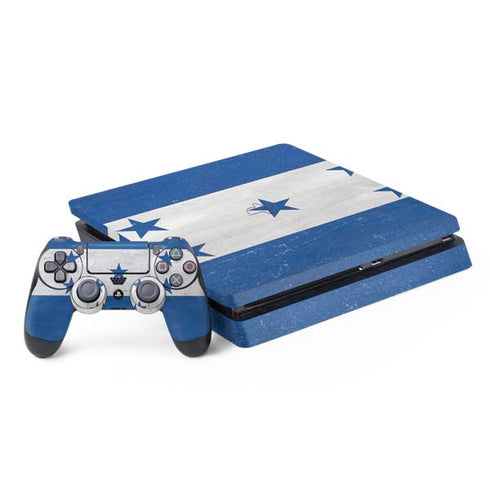 Honduras Flag Distressed PlayStation PS4 Skins