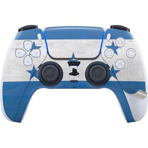 Honduras Flag Distressed PS5 Pro Bundle Skin