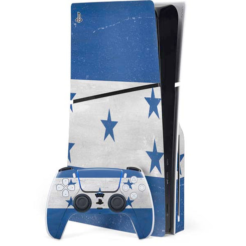 Honduras Flag Distressed PlayStation PS5 Skins