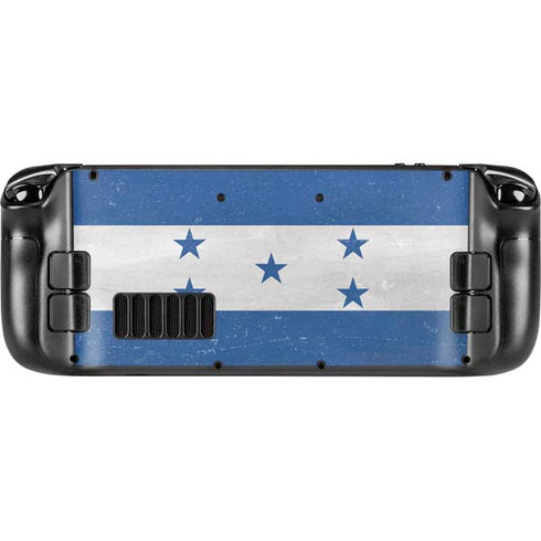 Honduras Flag Distressed Steam Deck Handheld Gaming Computer Skin