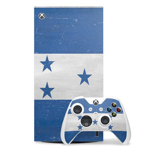 Honduras Flag Distressed Xbox Series X Skins
