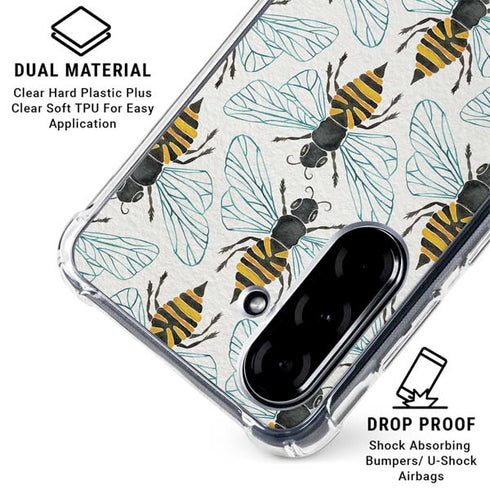 Honey Bee by Cat Coq Galaxy A36 5G Clear Case