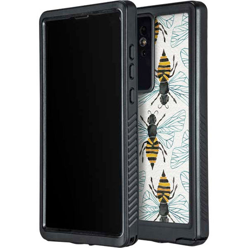 Honey Bee by Cat Coq Galaxy S24 Ultra Waterproof Case