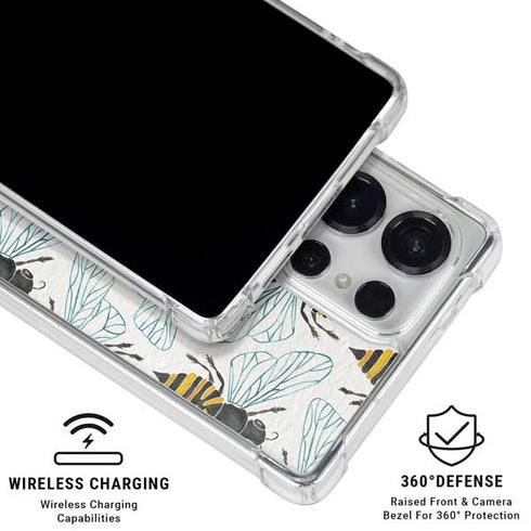 Honey Bee by Cat Coq Galaxy S25 Ultra Clear Case