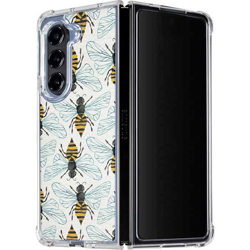 Honey Bee by Cat Coq Galaxy Z Fold5 5G Clear Case