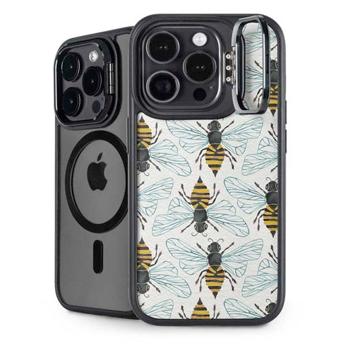 Honey Bee by Cat Coq iPhone 14 Pro Max Kickstand Case