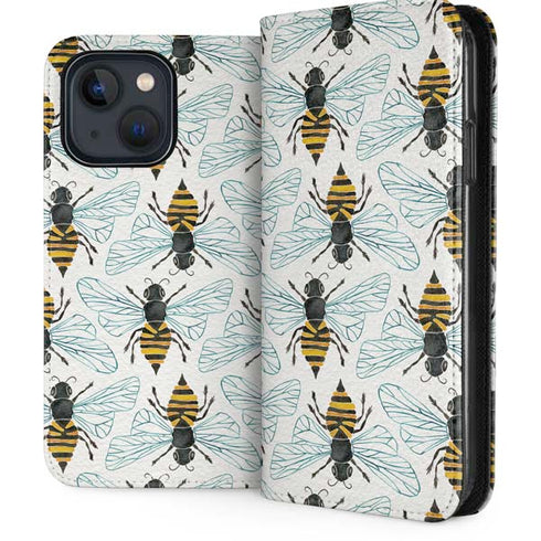 Honey Bee by Cat Coq iPhone 15 Folio Case