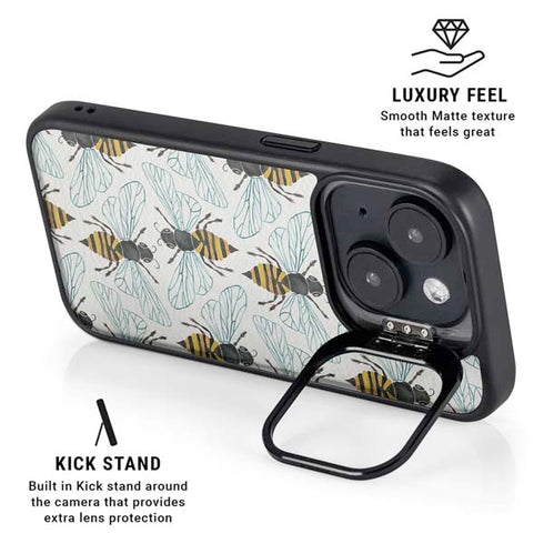 Honey Bee by Cat Coq iPhone 15 Kickstand Case