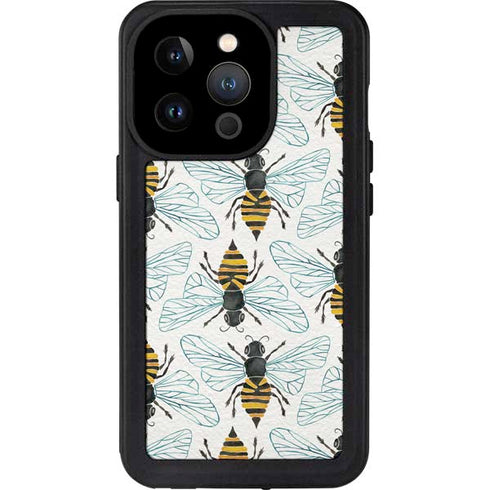 Honey Bee by Cat Coq iPhone 15 Pro Waterproof Case
