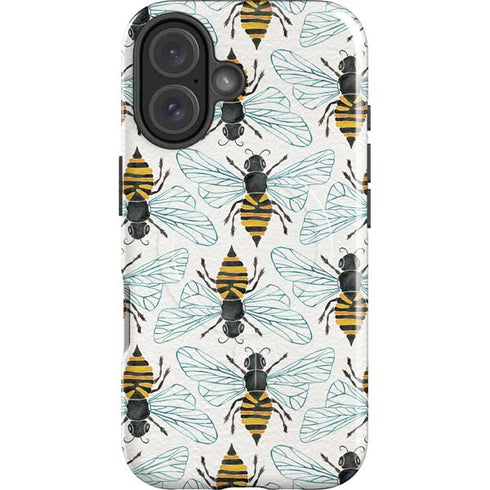 Honey Bee by Cat Coq iPhone 16 Magsafe Impact Case