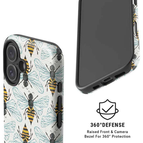 Honey Bee by Cat Coq iPhone 16 Magsafe Impact Case