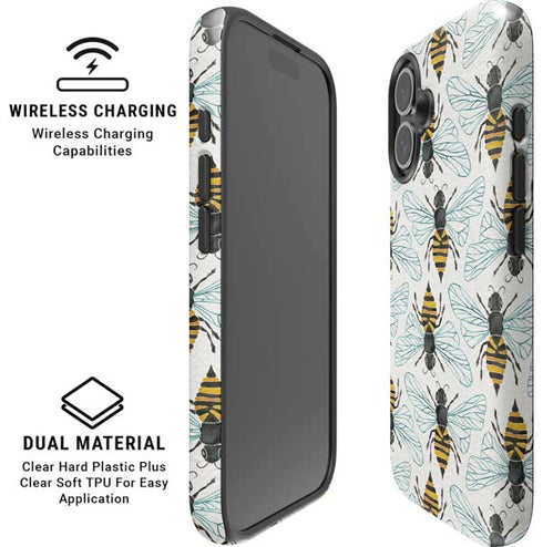 Honey Bee by Cat Coq iPhone 16 Magsafe Impact Case