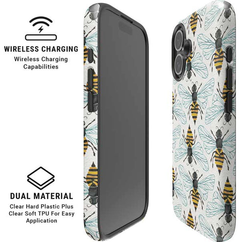 Honey Bee by Cat Coq iPhone 16 Plus Magsafe Impact Case